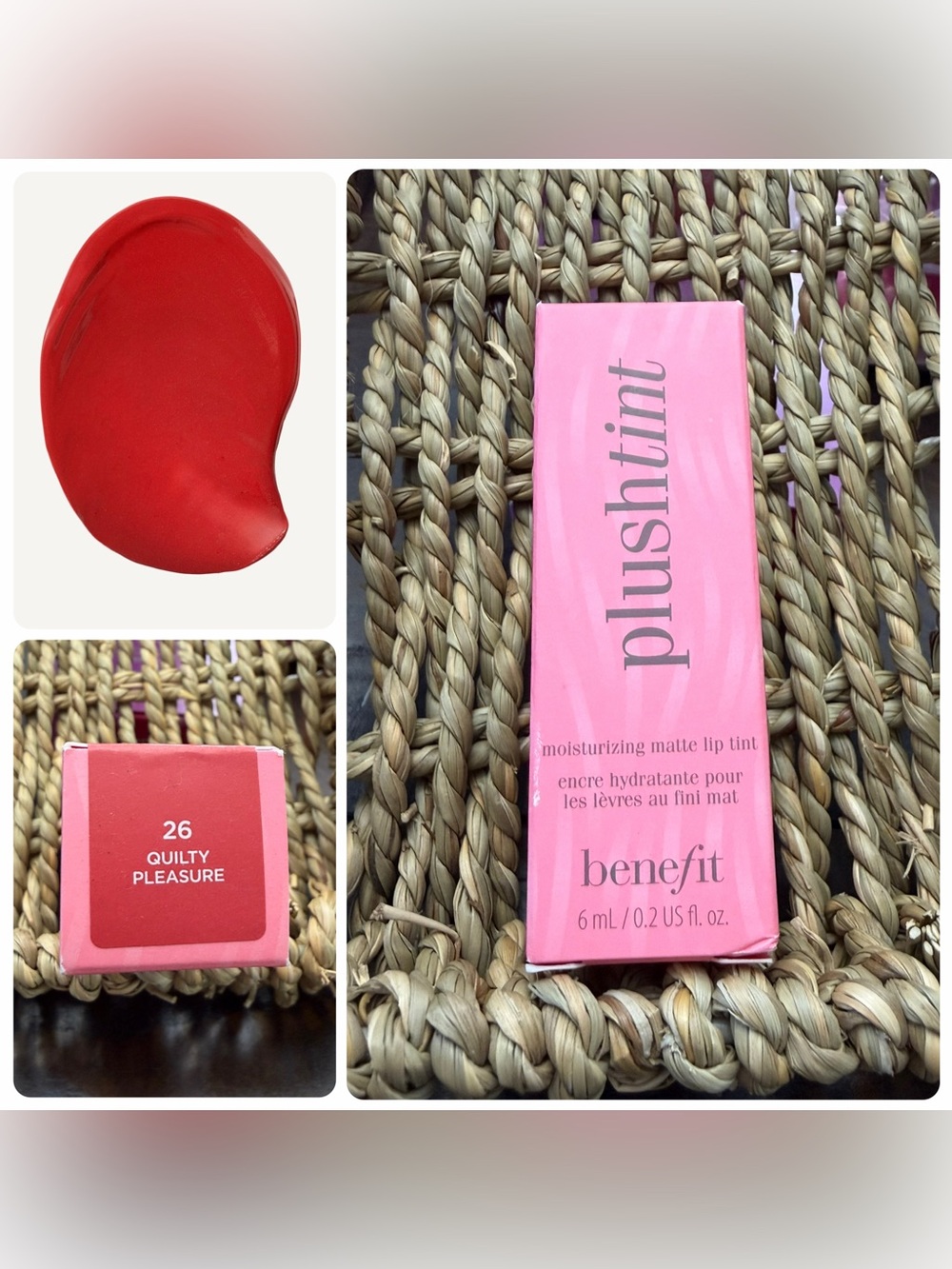 Benefit Splashtint Lip Tint 26 Guilty Pleasures 6mL Full Size NIB